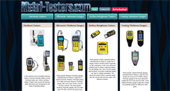 Desktop Screenshot of metal-testers.com